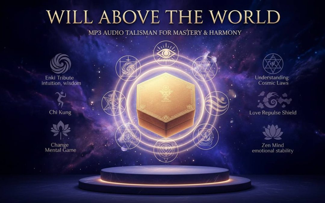 MP3 Audio Talisman – “Will Above the World” – Silent Bliss Engine v8c